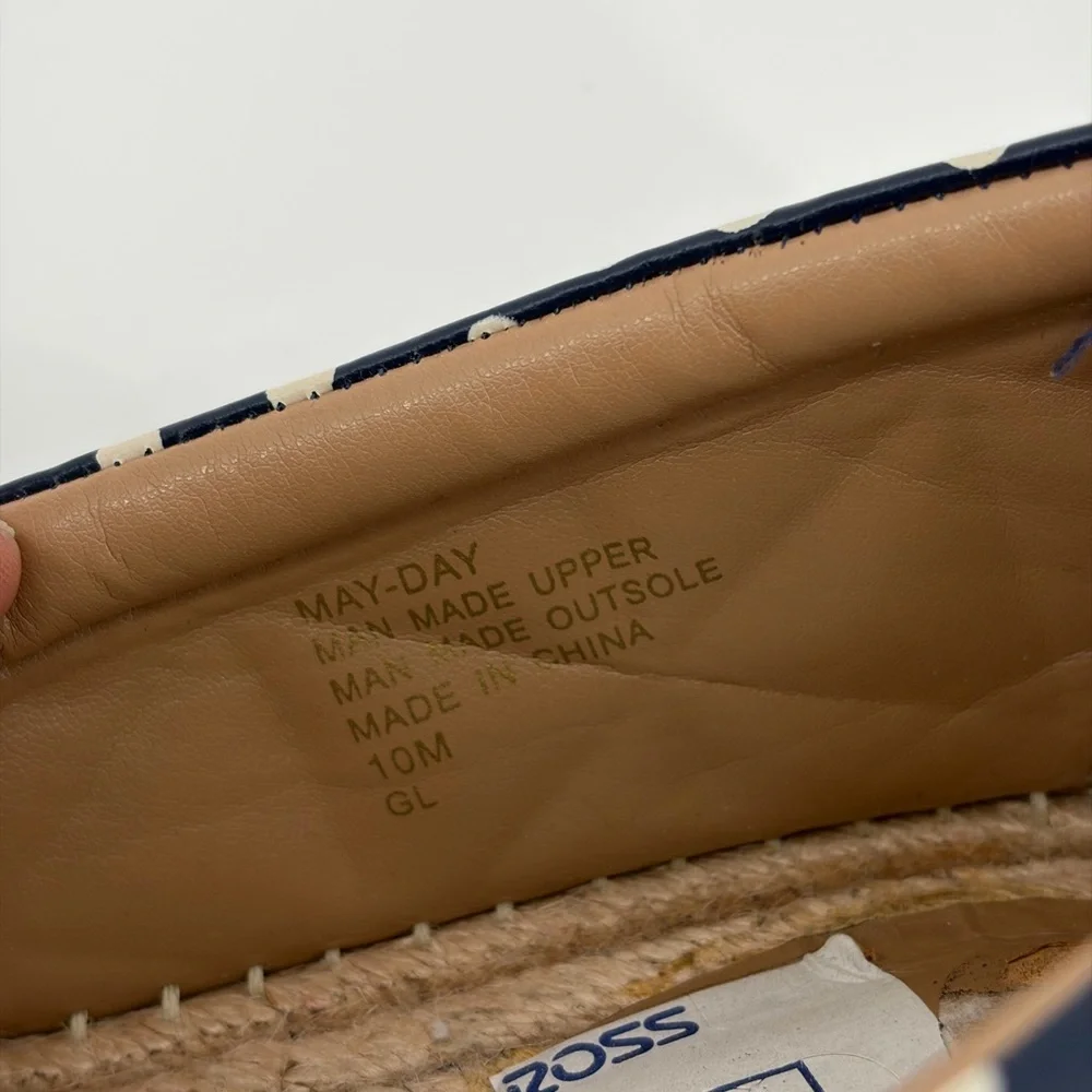 New‎ Aerosols Espadrilles Women's Size 10 Blue White